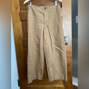 LOFT Wide-leg Cropped Pant Size 6